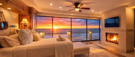 Tabla de planchar con plancha, wifi gratis y ropa de cama