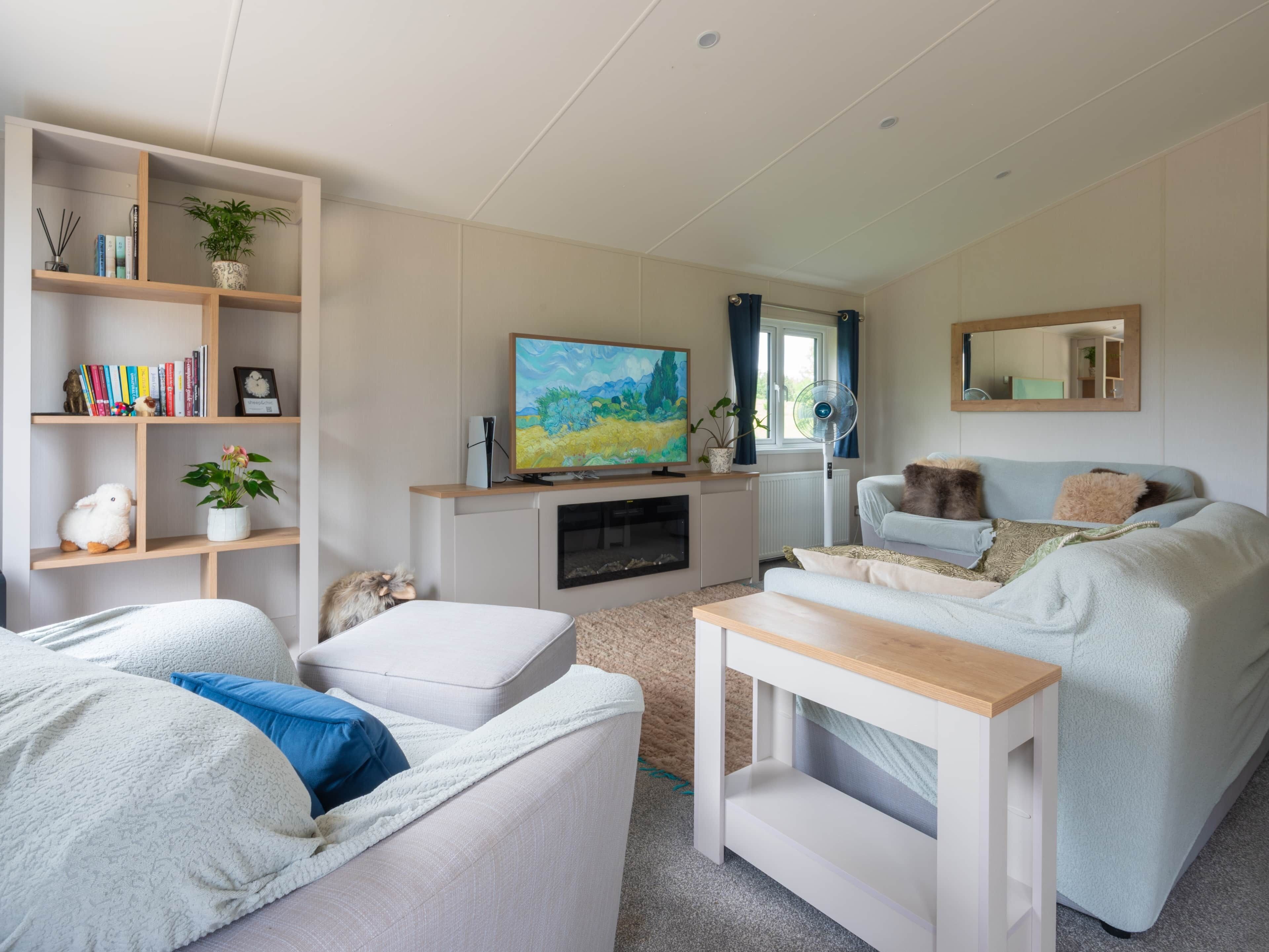 Smart TV, videogames, aparelho de som