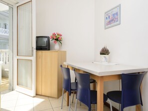 Apartment, 1 Bedroom, Balcony | Dining room - Charming Property With Shared Pool (Lignano Sabbiadoro)