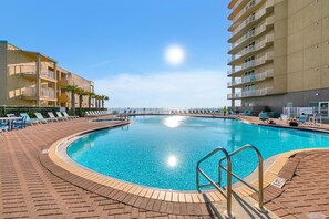 Indoor pool, a heated pool - ☀️Stunning Beach Front Views | 2 Pools | Fab Amenities | Tidewater 13☀️ (Panama City Beach)
