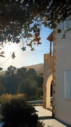 Property grounds - Award winning family villa on south coast of Crete (Agia Galini)