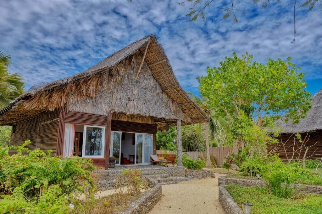 Bungalow Keluarga, pemandangan pantai | Eksterior