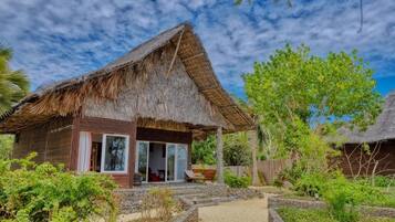 Bungalow Keluarga, pemandangan pantai | Eksterior