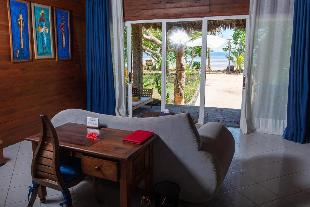 Superior-bungalow - strandudsigt | Opholdsområde