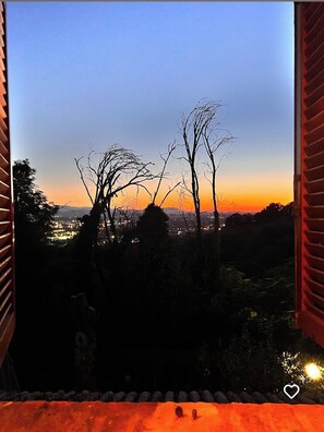 Blick von der Unterkunft