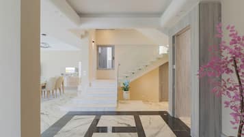 Vil·la de luxe, 4 dormitoris, vistes al jardí | Interior