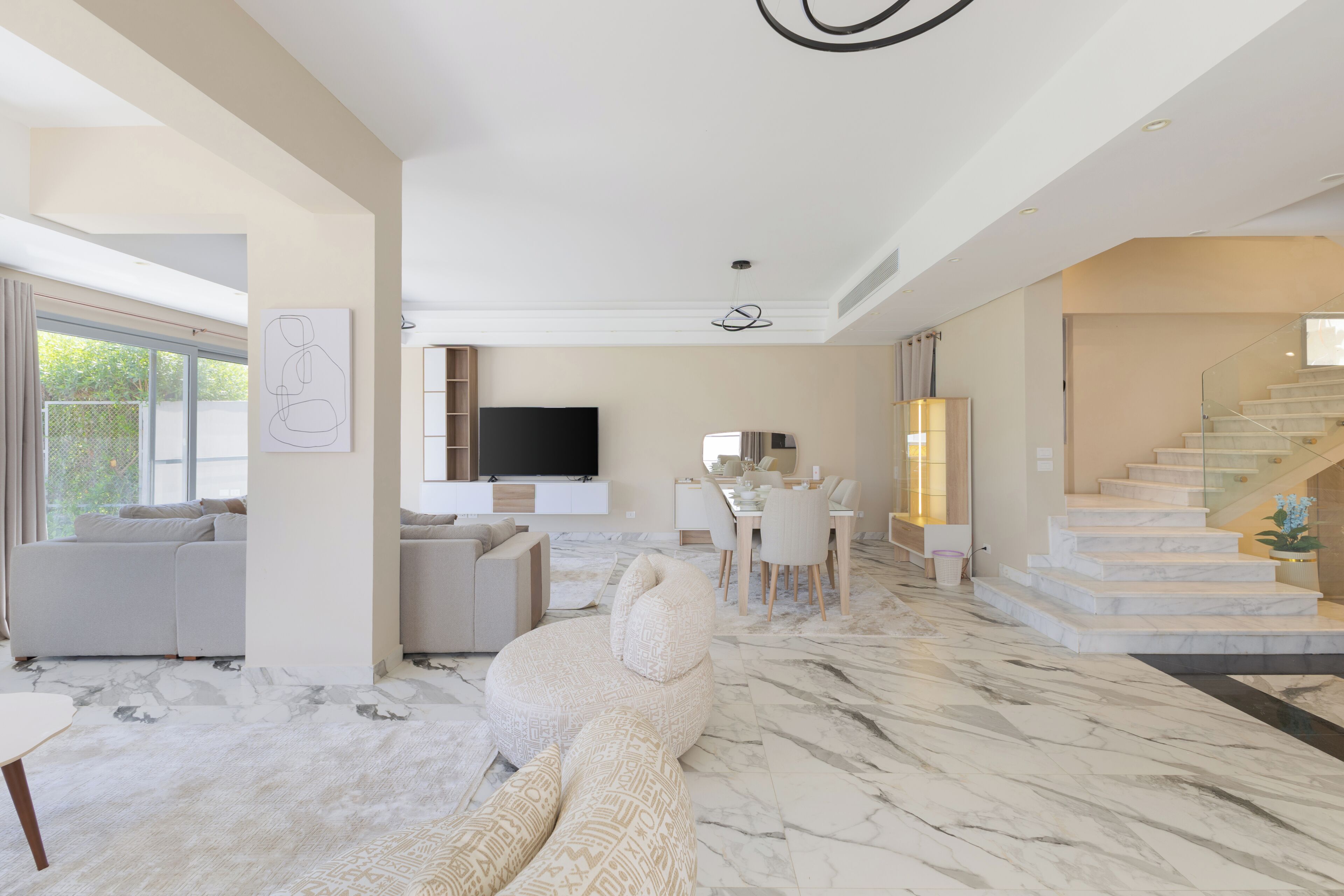 Vil·la de luxe, 4 dormitoris, vistes al jardí | Interior