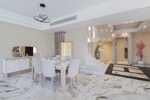 Luxury Villa, 4 Bedrooms, Garden View | Dining - ELITE Luxury 4BR Villa PalmHills Golf Ex (Giza Governorate)