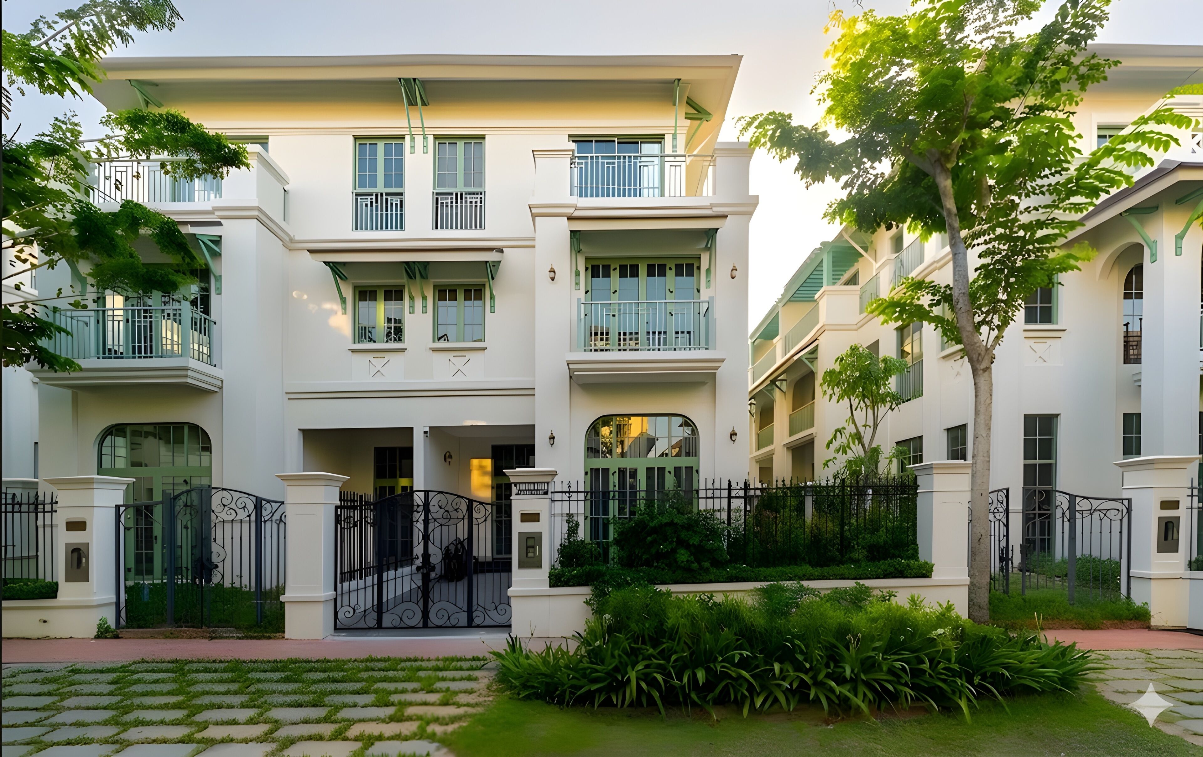 Villa Deluxe, vista città | Una cassaforte in camera, una scrivania, Wi-Fi gratuito, lenzuola