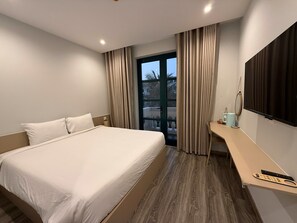 Apartamento Deluxe | Caja fuerte, escritorio, wifi gratis y ropa de cama