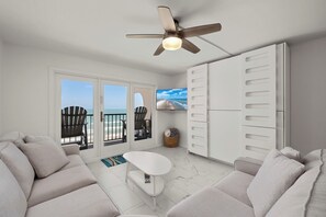 Smart TV - Oceanfront Condo at SPI - Dogs Welcome: Just Steps From the Beach! (South Padre Island)