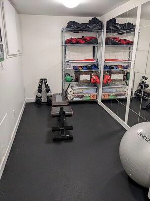 Fitness facility - Spacious all-in-one with workspace and gym (Toronto)