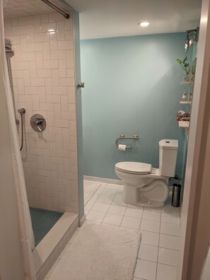 Bathroom - Spacious all-in-one with workspace and gym (Toronto)
