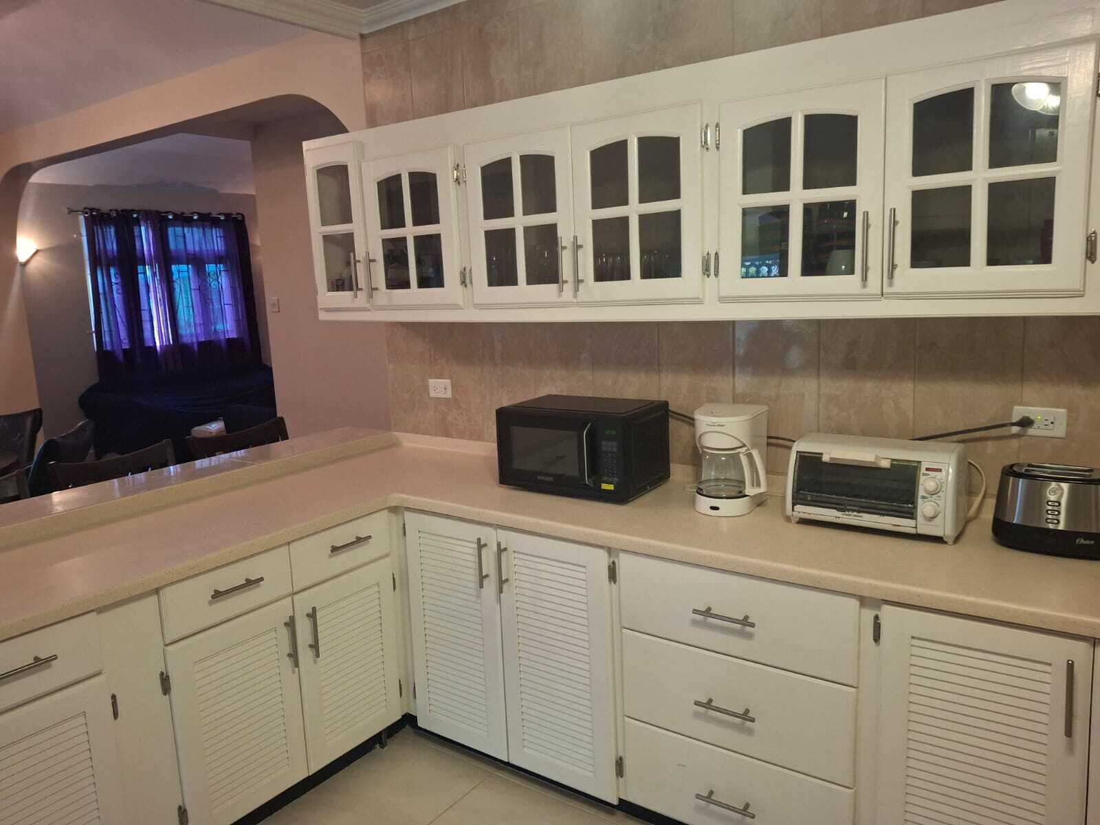 Ferienhaus, Terrasse, Gartenblick | Eigene Küche