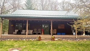 Terrace/patio - McCarry Lakehouse 
Peaceful Waterfront Escape (Iron River)