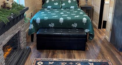 Welcome to our brand new cabins. They are in a quiet, peaceful country setting.