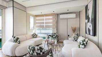 Apartamento Confort, vistas al río | Zona de estar