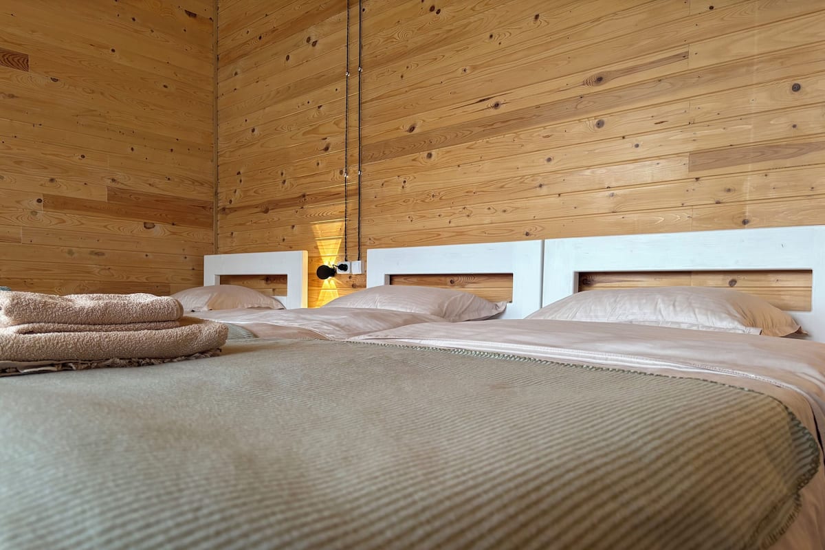 Chambre Triple Familiale, vue jardin