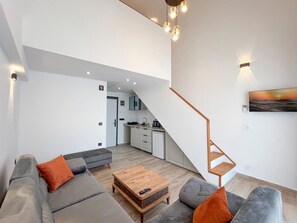 Classic Apartment, Ocean View | Living area - My Sunset Suite Apartments (Kuşadası)