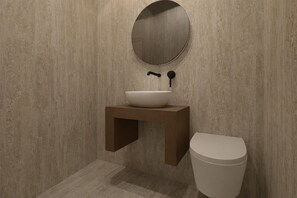 Kamar Double Mewah, pemandangan kota | Kamar mandi