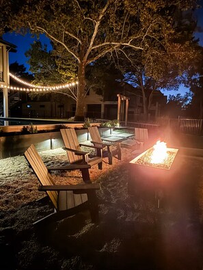 Terrace/patio - HAVEN HAUS, Sleeps 22, Game Room, Pool + Hot Tub (Kingsland)