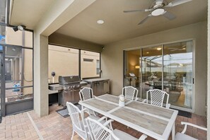 Outdoor dining - 6/4.5 Home at Windsor at Westside, private pool, and much more!! (Kissimmee)