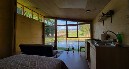 Charming 1-bedroom cabin with direct view of Cayambe volcano