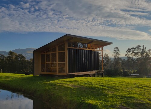 Charming 1-bedroom cabin with direct view of Cayambe volcano