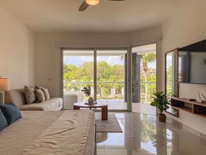 Iron/ironing board, WiFi, bed sheets, wheelchair access - 2BR Beachfront Condo Playa | Pool & Beach (Playa del Carmen)