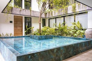 Interior - Bright Condo: Rooftop Ocean Pool, Walk to Beach (Playa del Carmen)