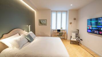 2 habitaciones, escritorio, wifi gratis y ropa de cama