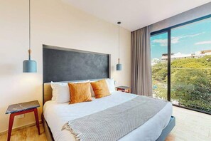 Iron/ironing board, WiFi, bed sheets, wheelchair access - Playa del Carmen Condo | Rooftop Pool & Balcony (Playa del Carmen)