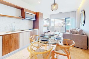 Interior - Modern Condo: Rooftop Pool, Gym, Walk to Beach (Playa del Carmen)