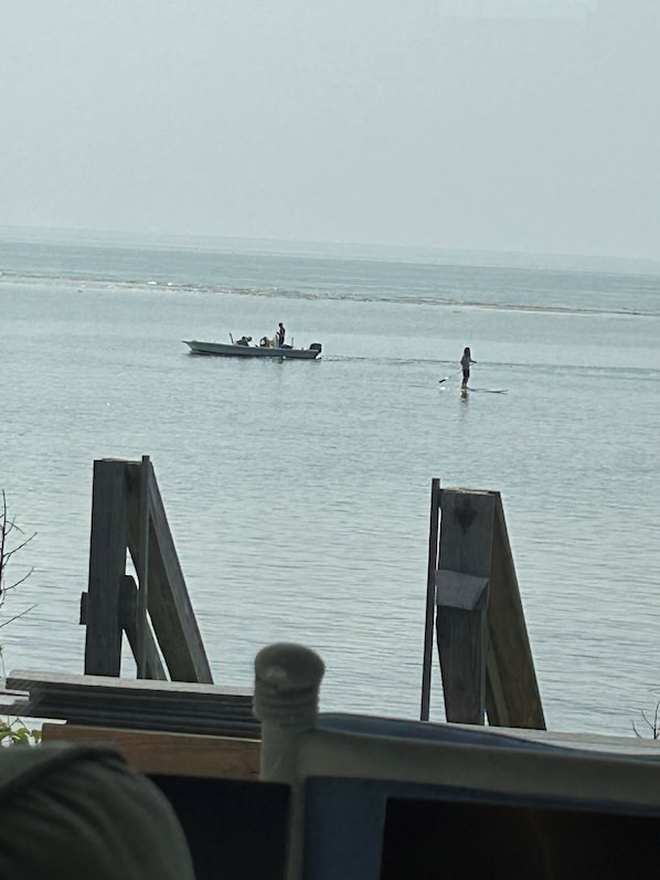 Udsigt fra overnatningsstedet