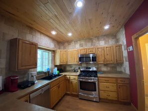 Private kitchen - Mountain Cabin in the Woods near Durango, Colorado. (Durango)