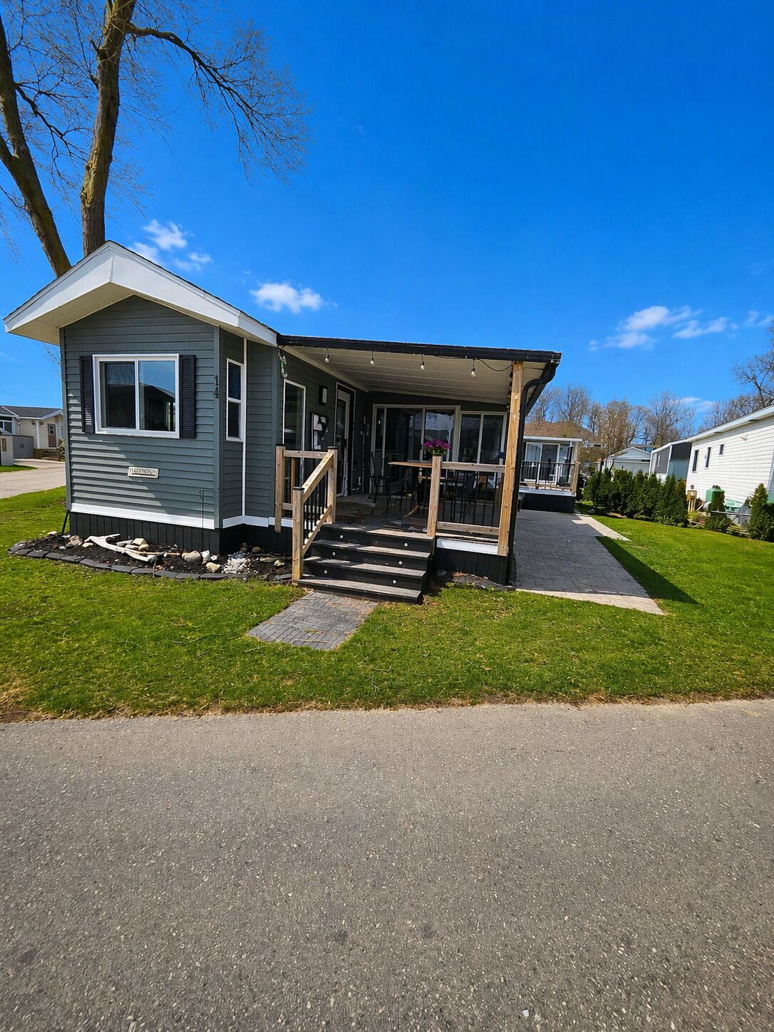 Voorkant van accommodatie