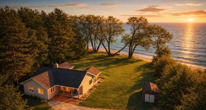 Driftwood Cottage | Lake Michigan Sauna + Fire Pit