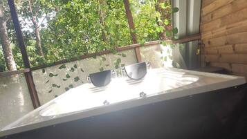 Cabana, 3 quartos, para fumantes, sacada | Área da propriedade