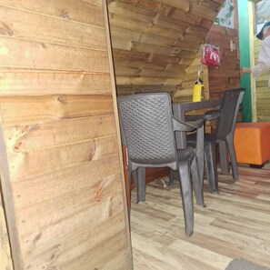 Cabin, 3 Bedrooms, Smoking, Balcony | Dining - Chalet 1 Airenaturaa (Quebradanegra)