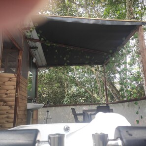 Cabin, 3 Bedrooms, Smoking, Balcony | Terrace/patio - Chalet 1 Airenaturaa (Quebradanegra)