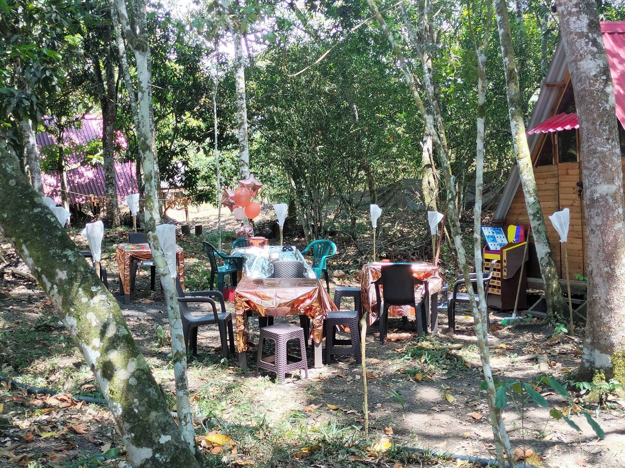 Cabin, 3 Bedrooms, Smoking, Balcony | Dining room