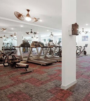 Fitness facility - Live Steps from the Action: Stylish 2BR/2BA in Downtown Atlanta for FIFA Fans! (Atlanta)