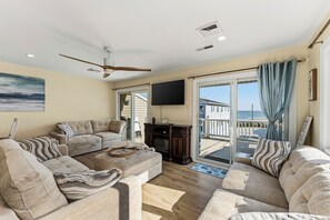 Smart TV - Oceanview 3BR Condo with Balcony & Seawall Access (North Wildwood)