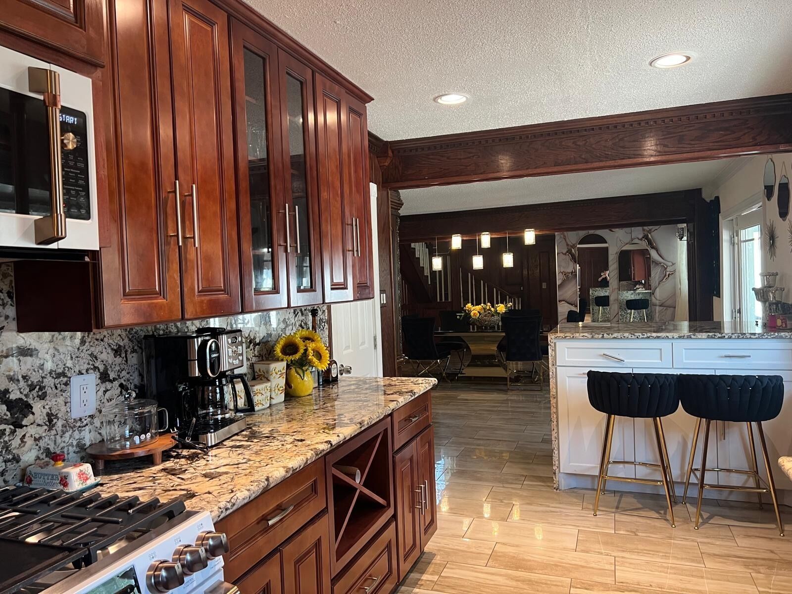 Microwave, oven, stovetop
