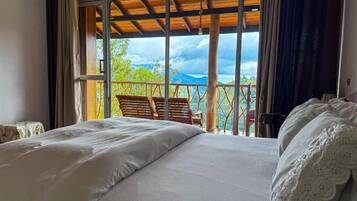 Deluxe-Doppelzimmer, Balkon, Bergblick