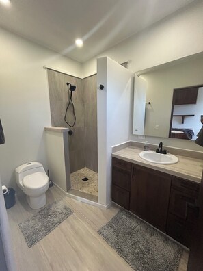 Bathroom - 2-Bedroom Casita  with a pool and out door shower located in Los Zacatitos (Cabo San Lucas)