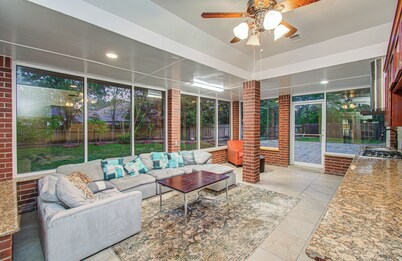4BR Getaway w/ Patio, BBQ & Private Yard