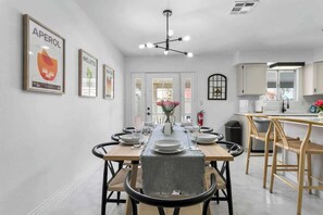 Dining - Luxury 4BR Retreat with Pool, Arcade, and Games (Henderson)