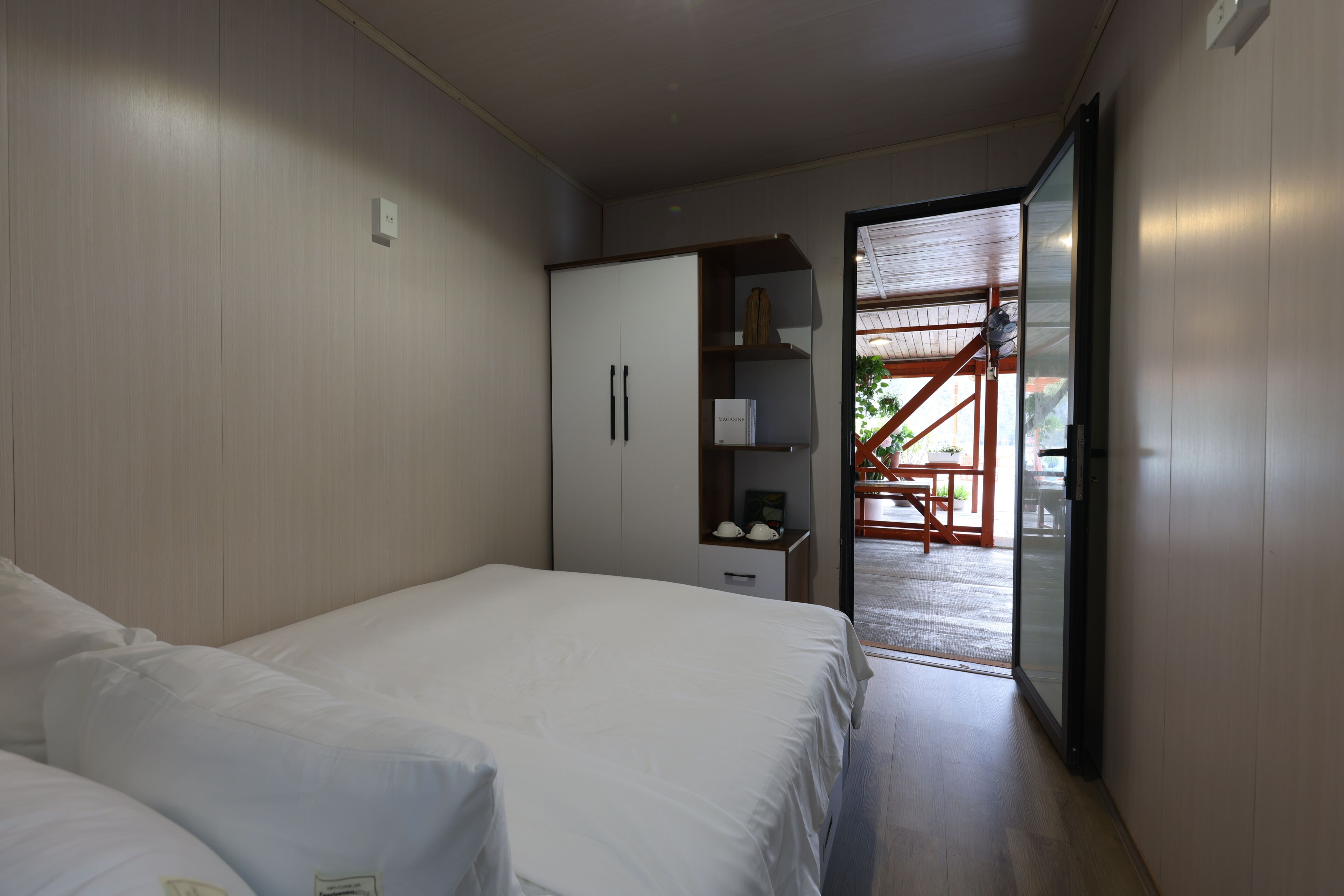 Habitación doble panorámica, 1 cama Queen size, para no fumadores, vista al mar