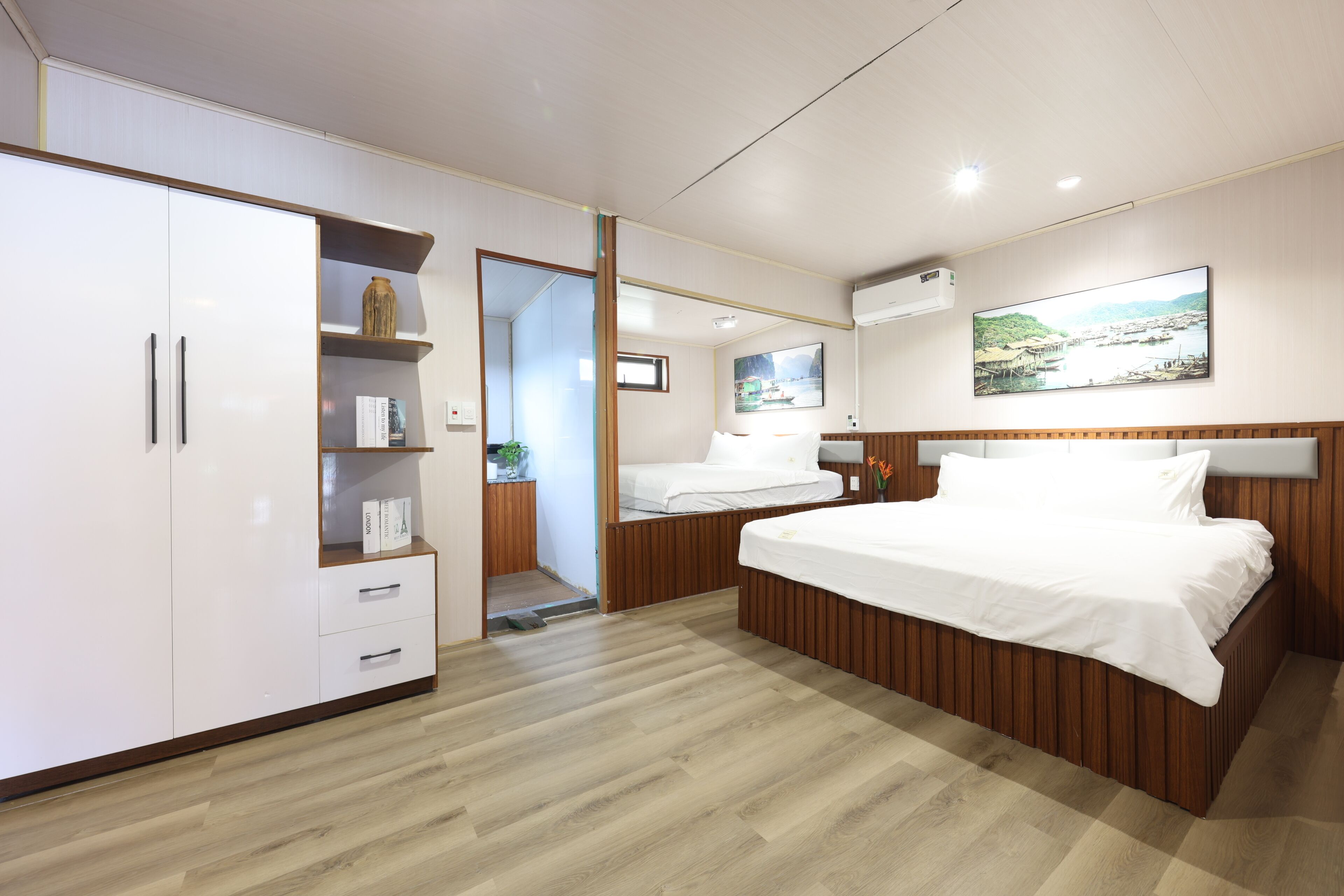 Family Quadruple Room, 2 Katil Ratu (Queen), Non Smoking, Partial Sea View